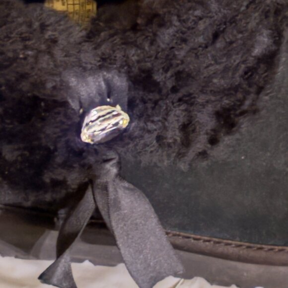 UGG Mini Bailey Bow II Boots Black NEW Sz USA 5 Authentic $200 - Picture 10 of 11